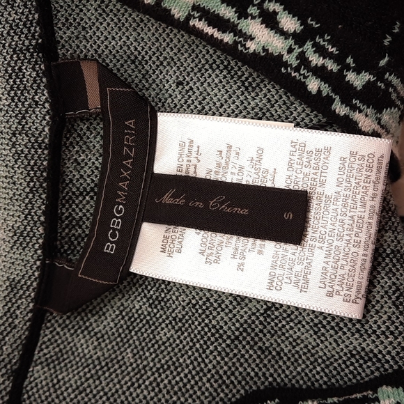 ๐ฅณHP๐ฅณ NWT, BCBGMaxAzria Abia Sweater in Aqua Combo - Picture 10 of 12